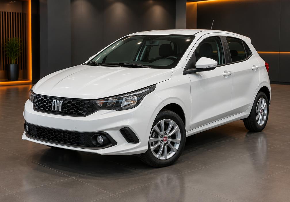 Fiat Argo Drive 1.3 AT em exposição